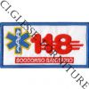 Patch ricamata 118 Soccorsa Sanitario